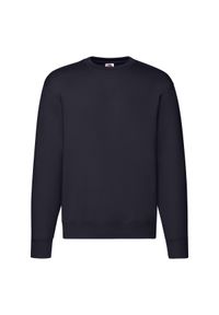 FRUIT OF THE LOOM - Męska Bluza Rozpinana Premium. Kolor: niebieski