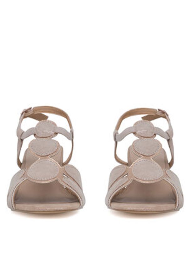 Lasocki Sandały WYL3454-7Z Beżowy. Kolor: beżowy. Materiał: skóra