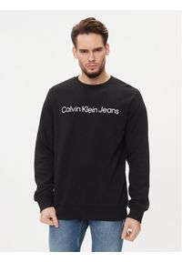Calvin Klein Jeans Bluza J30J322549 Czarny Regular Fit. Kolor: czarny. Materiał: bawełna #1