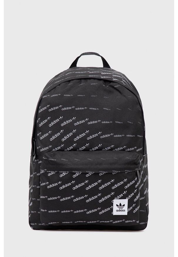 adidas Originals Plecak męski kolor czarny duży wzorzysty. Kolor: czarny. Materiał: materiał