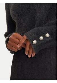 Morgan Sukienka dzianinowa 242-RMONA Szary Slim Fit. Kolor: szary. Materiał: syntetyk #2