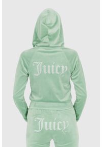 Juicy Couture - JUICY COUTURE Seledynowe damskie spodnie dresowe Tina, Rozmiar XS. Kolor: niebieski. Materiał: dresówka #4