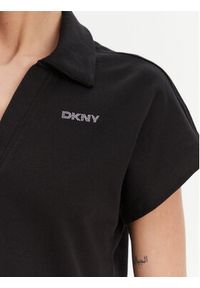DKNY Sukienka codzienna DP5D4890 Czarny Regular Fit. Okazja: na co dzień. Kolor: czarny. Materiał: bawełna. Typ sukienki: proste. Styl: casual #5