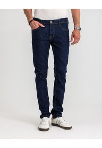 Męskie Spodnie Jeansowe Mustang Style Oregon Tapered Denim Blue 1017123 5000 901