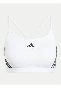 Adidas - adidas Biustonosz sportowy Aeroreact Training IU1716 Biały. Kolor: biały. Materiał: syntetyk