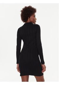 Calvin Klein Jeans Sukienka dzianinowa J20J220352 Czarny Regular Fit. Kolor: czarny. Materiał: bawełna, dzianina #3