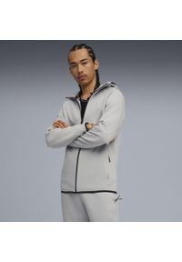 Puma - Męska bluza Evostripe z kapturem PUMA Gray Echo. Typ kołnierza: kaptur. Kolor: szary. Sport: bieganie