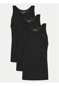 TOMMY HILFIGER - Tommy Hilfiger Komplet tank topów UM0UM03387 Czarny Regular Fit. Kolor: czarny. Materiał: bawełna #1