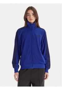 Adidas - adidas Bluza adicolor Classic Firebird JX6462 Niebieski Loose Fit. Kolor: niebieski. Materiał: syntetyk