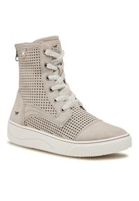 Mustang Sneakersy 1406-502 Beżowy. Kolor: beżowy. Materiał: materiał #1