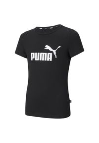Koszulka Córka Puma Essentials czarny. Kolor: czarny. Długość rękawa: krótki rękaw. Długość: krótkie. Sport: joga i pilates #1