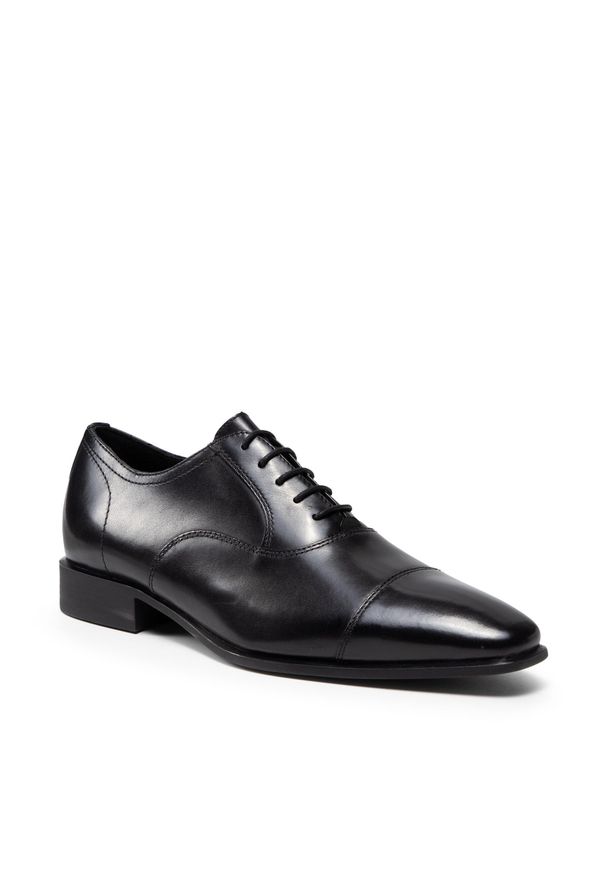 Półbuty Geox U High Life C U0299C 00043 C9999 Black. Kolor: czarny. Materiał: skóra
