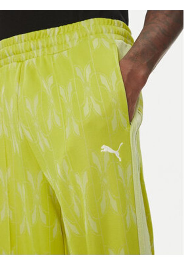 Puma Spodnie dresowe The NeverWorn V T7 631492 Zielony Regular Fit. Kolor: zielony. Materiał: syntetyk