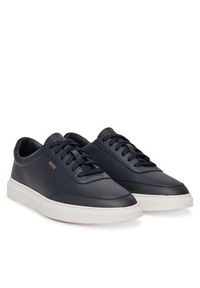 BOSS Sneakersy Kieran 50536504 Granatowy. Kolor: niebieski. Materiał: skóra