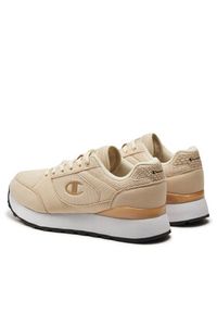 Champion Sneakersy Rr Champ Plat Mix Material Low Cut Shoe S11684-CHA-YS085 Beżowy. Kolor: beżowy. Materiał: skóra
