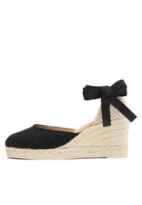 Manebi Półbuty Organic Hemp Low Wedge Espadrilles O 7.9 WL Czarny. Kolor: czarny. Materiał: materiał #3