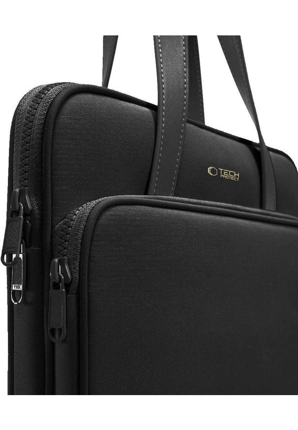 TECH-PROTECT - Torba Tech-Protect Carrying Bag Laptop 15-16 Black. Materiał: materiał. Styl: biznesowy, elegancki, casual