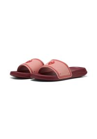 Puma - Damskie klapki Popcat 20 Idylle PUMA Pink Fruit Peach Frost Dark Crimson Red. Kolor: czerwony, wielokolorowy, różowy. Styl: sportowy, elegancki
