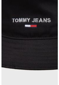 Tommy Jeans Kapelusz kolor czarny bawełniany. Kolor: czarny. Materiał: bawełna #4