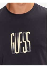 Guess T-Shirt M4BI33 J1314 Granatowy Slim Fit. Kolor: niebieski. Materiał: bawełna #5