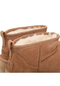 Ugg Śniegowce W Classic Ultra Mini Platform 1135092 Brązowy. Kolor: brązowy. Materiał: skóra. Obcas: na platformie #4