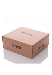 Inuikii - INUIKII - Beżowe śniegowce ze skóry. Okazja: na co dzień. Kolor: brązowy. Materiał: skóra. Sezon: zima, jesień. Styl: casual #4
