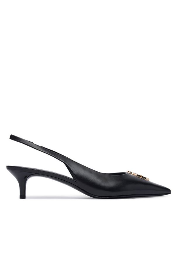 Tory Burch Czółenka Eleanor Slingback 181018 Czarny. Kolor: czarny. Materiał: skóra