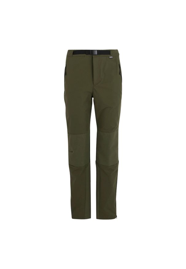 Spodnie turystyczne Regatta Montorn. Kolor: zielony, brązowy, wielokolorowy. Sezon: lato. Sport: turystyka piesza