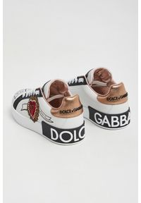 Dolce & Gabbana - Sneakersy damskie skórzane DOLCE & GABBANA. Materiał: skóra #3