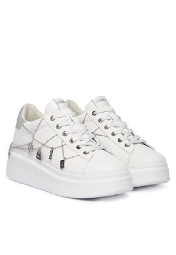 Karl Lagerfeld - KARL LAGERFELD Sneakersy Anakapri KL63546 Czarny. Kolor: czarny. Materiał: skóra