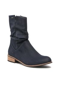 Clara Barson Botki WS14087-02 Granatowy. Kolor: niebieski. Materiał: materiał #2