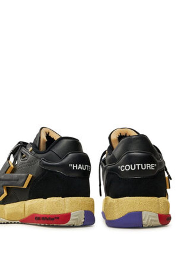 OFF-WHITE - Off-White Sneakersy OMIA260S23LEA Czarny. Kolor: czarny. Materiał: skóra