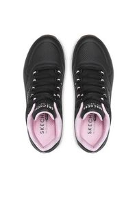 skechers - Skechers Sneakersy Uno 2 2nd Best 155542/BLK Czarny. Kolor: czarny. Materiał: skóra