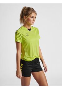 Koszulka sportowa z krótkim rękawem damska Hummel Core XK Poly Jersey S/S Woman. Kolor: zielony. Materiał: jersey. Długość rękawa: krótki rękaw. Długość: krótkie