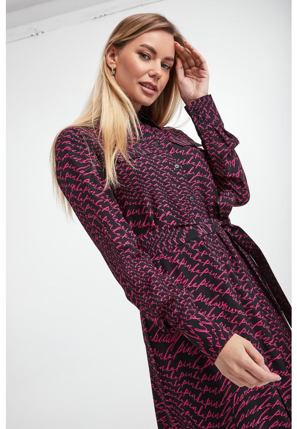Pinko - Sukienka midi Assente PINKO. Długość: midi