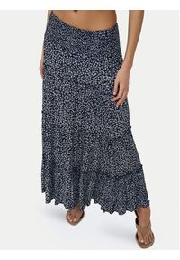 only - ONLY Spódnica maxi Fernanda 15375238 Granatowy Regular Fit. Kolor: niebieski. Materiał: wiskoza #2