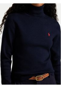 Polo Ralph Lauren Golf 211959287001 Granatowy Regular Fit. Typ kołnierza: golf, polo. Kolor: niebieski. Materiał: bawełna #6