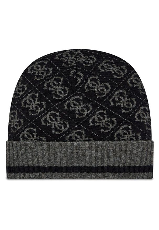 Guess Czapka AM5028 POL01 Czarny. Kolor: czarny. Materiał: akryl, materiał