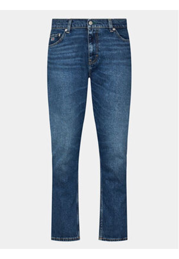Tommy Jeans Jeansy DM0DM18174 Granatowy Tapered Fit. Kolor: niebieski