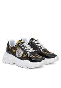 Versace Jeans Couture Sneakersy 78VA3SC7 Czarny. Kolor: czarny. Materiał: skóra #6