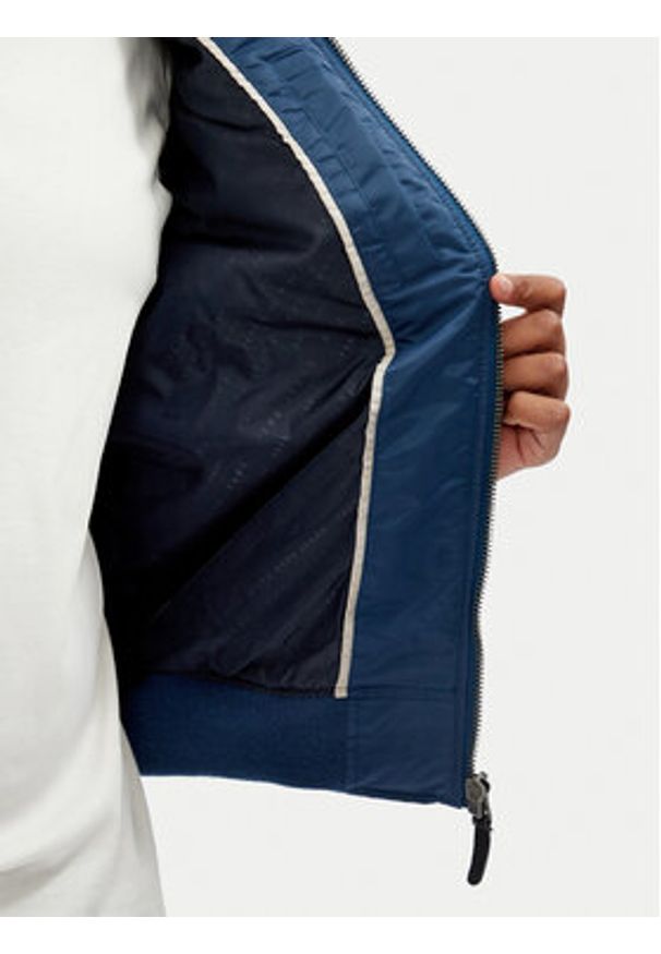 Pepe Jeans Kurtka bomber Melvin PM403060 Niebieski Regular Fit. Kolor: niebieski. Materiał: syntetyk