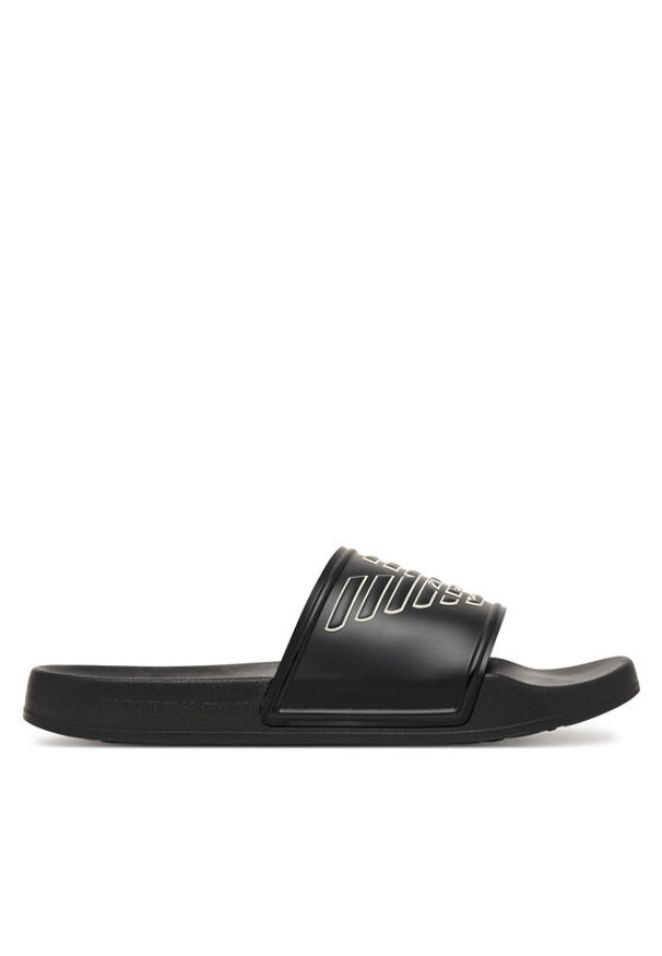 Emporio Armani Klapki EX000042 AF22189 MZ680 Czarny. Kolor: czarny. Materiał: syntetyk