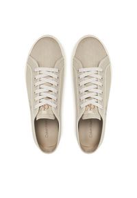 Calvin Klein Jeans Tenisówki Ess Vulc Low Cv Mg Wn YW0YW01762 Beżowy. Kolor: beżowy. Materiał: materiał #4