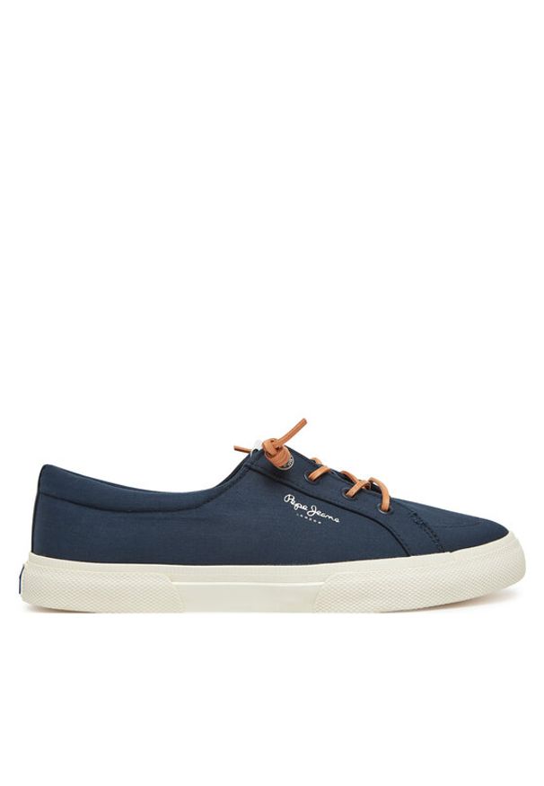 Pepe Jeans Tenisówki Kenton Block W PLS31590 Granatowy. Kolor: niebieski. Materiał: materiał