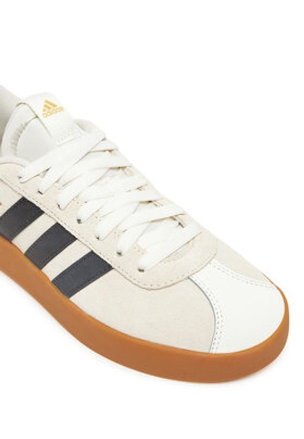 Adidas - adidas Sneakersy VL COURT 3.0 JP5351 Beżowy. Kolor: beżowy. Materiał: skóra, zamsz