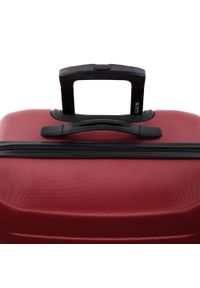 Wittchen - Duża walizka z ABS-u żłobiona czerwona. Kolor: czerwony. Materiał: guma. Styl: klasyczny #4