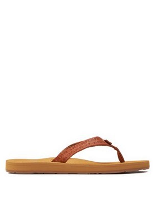 Roxy Japonki ARJL101146 Brązowy. Kolor: brązowy. Materiał: skóra