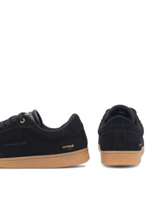 Sprandi Sneakersy RETROSTEMP MPRS-22M12313 Czarny. Kolor: czarny. Materiał: skóra, zamsz