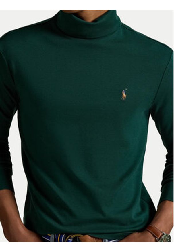 Polo Ralph Lauren Golf 710760126027 Zielony Regular Fit. Typ kołnierza: polo, golf. Kolor: zielony. Materiał: bawełna