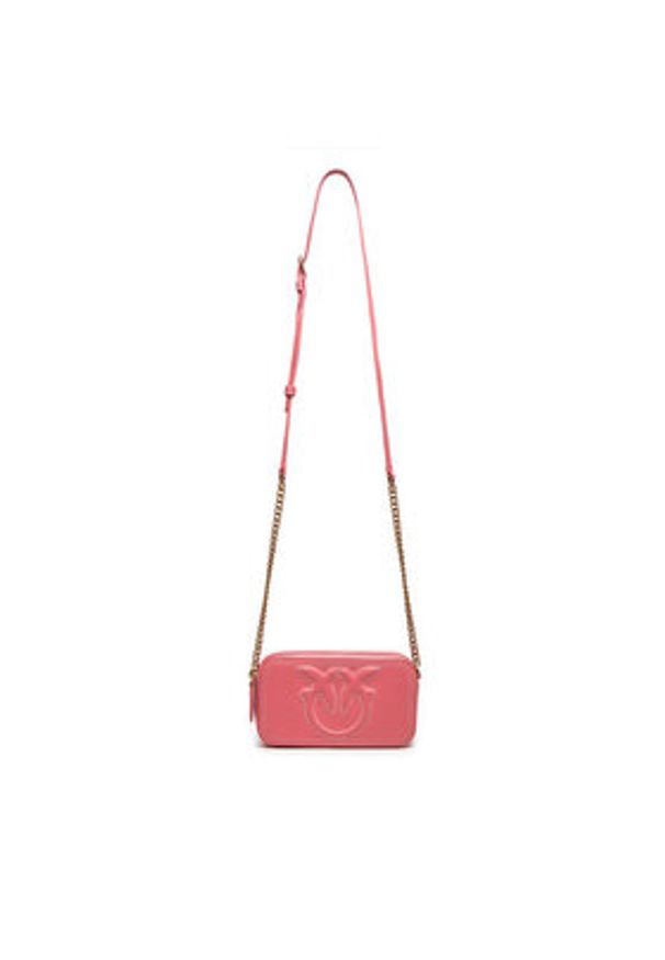 Pinko Torebka Pelle Bottalata 103799 Różowy. Kolor: różowy. Materiał: skórzane